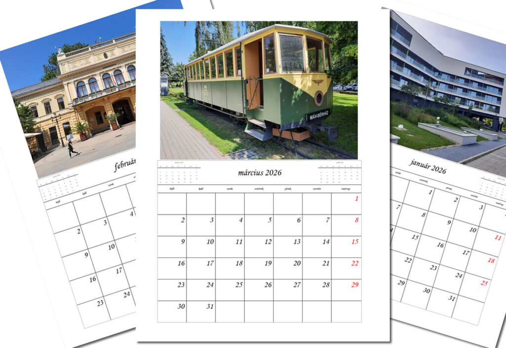 Jegyzetelős falinaptár készítés