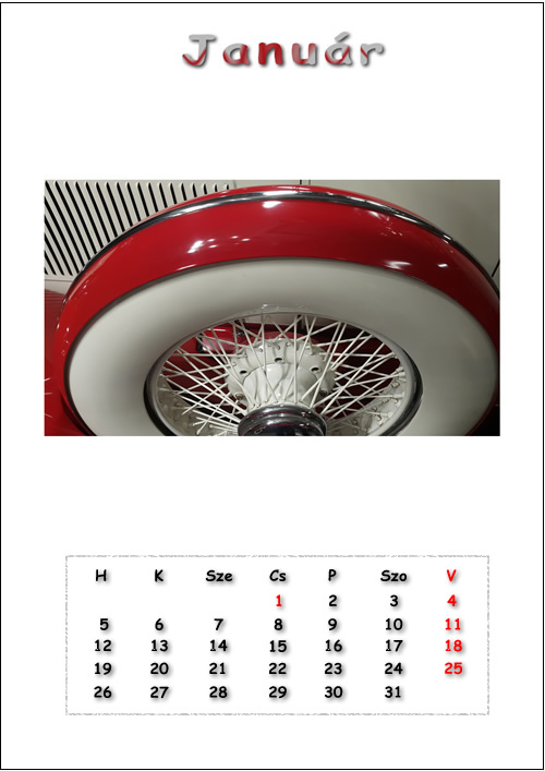 2026 - os fényképes ajándék naptárak