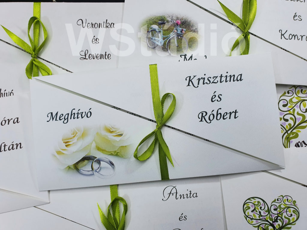 Nyári esküvői meghívó