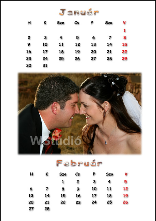 Esküvői naptár 
